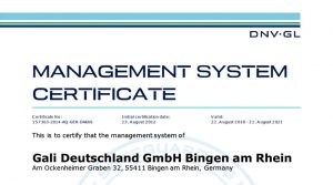 ISO 9001 Certificate Gali Deutschland (EN) (2015) miniature